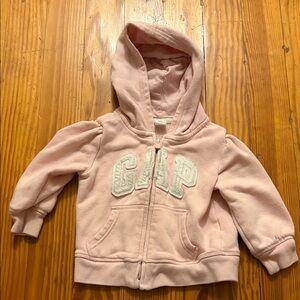 5/25 GAP Kids Light Pink Zip-Up Hoodie 2t